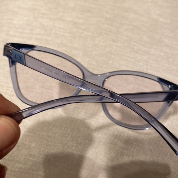A/X Armani Exchange 👁️ glasses blue frame 👓 woman eyeglasses lightweight - Picture 15 of 15